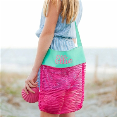 Personalized Beach Shell Tote  Monogram Beach Tote & Bag, lulukate
